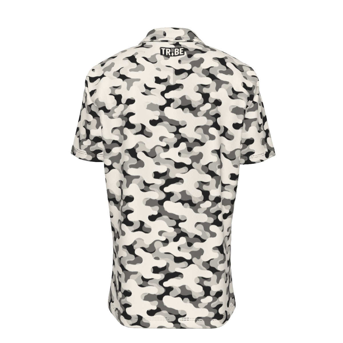 CAMO Men's Button-Up Short-Sleeve Shirt - Bone