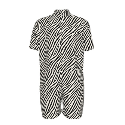 ZEBRA Men's Romper - Bone