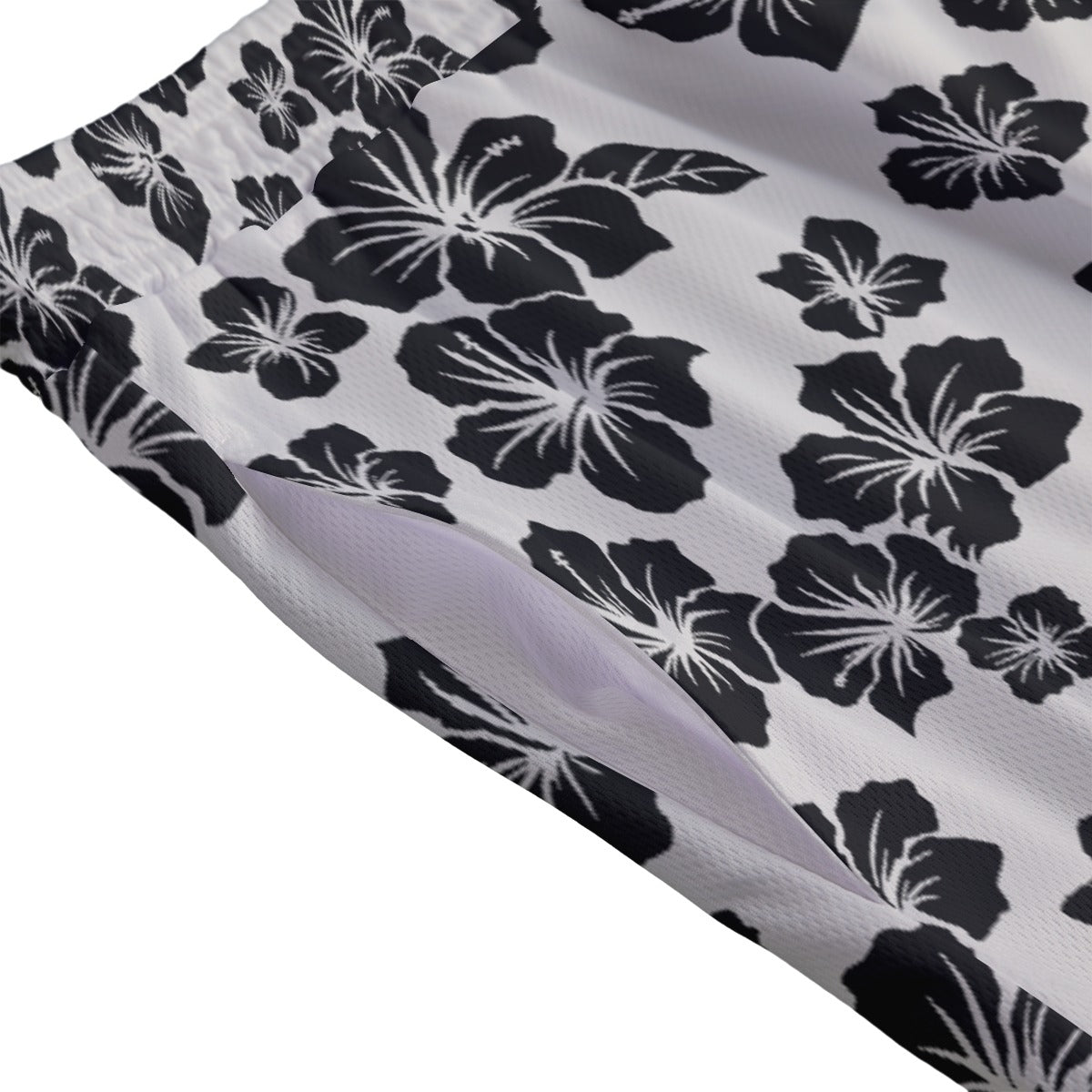 HIBISCUS Men's Mesh Shorts - Bone