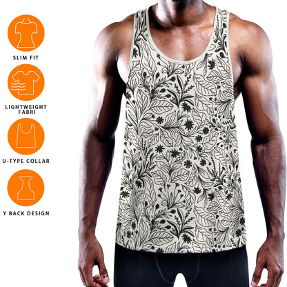 WILDFLOWERS Men's Muscle Tank - Bone