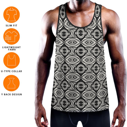 ALL EYES ON ME Men's Muscle Tank - Onyx