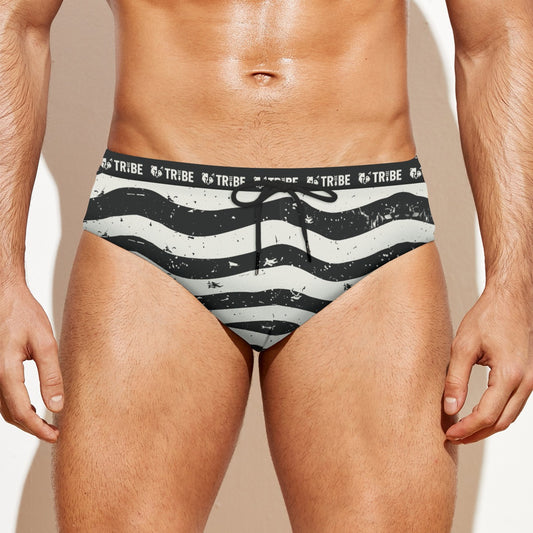 BARS-N-STARS Men's Speedo - Onyx & Bone