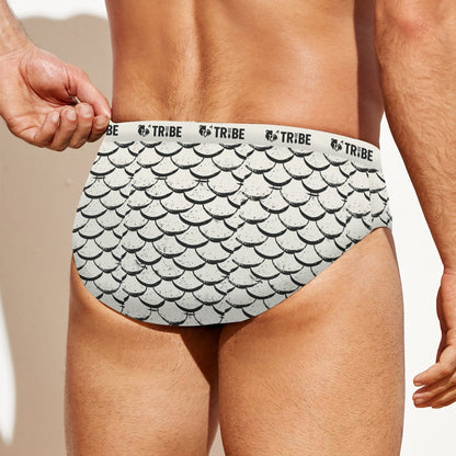 FISH FISH BISH Men's Speedo - Bone