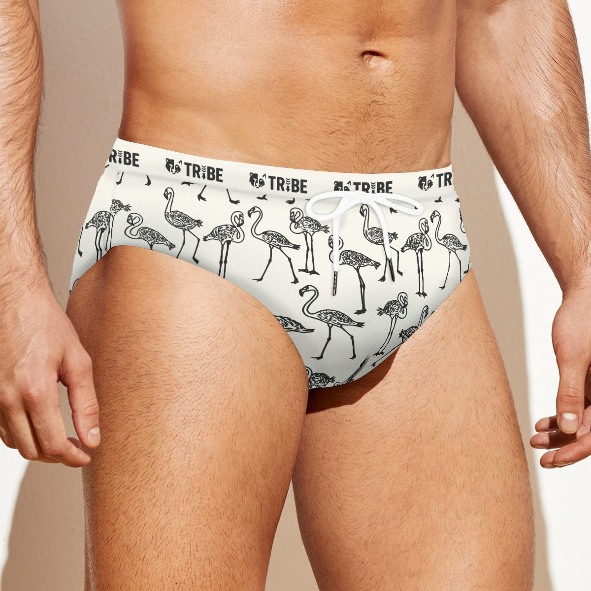 FLOCK TOGETHER Men's Speedo - Bone