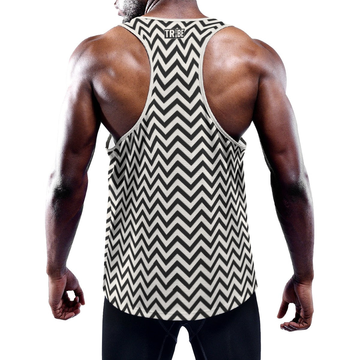 ZIGZAG Men's Muscle Tank - Bone