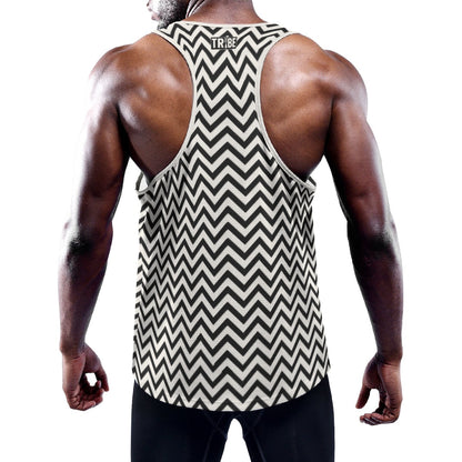 ZIGZAG Men's Muscle Tank - Bone