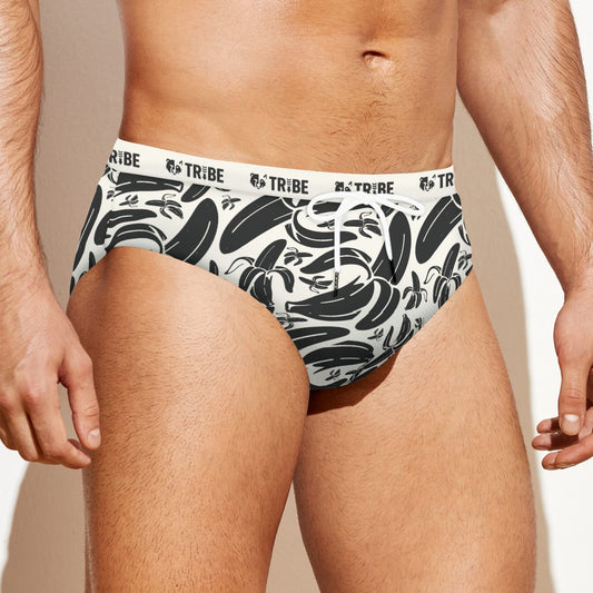 SHIT IS BANANAS Men's Speedo - Bone
