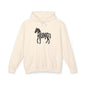 HUNG HORSE Lightweight Hoodie - Onyx Silhouette Design