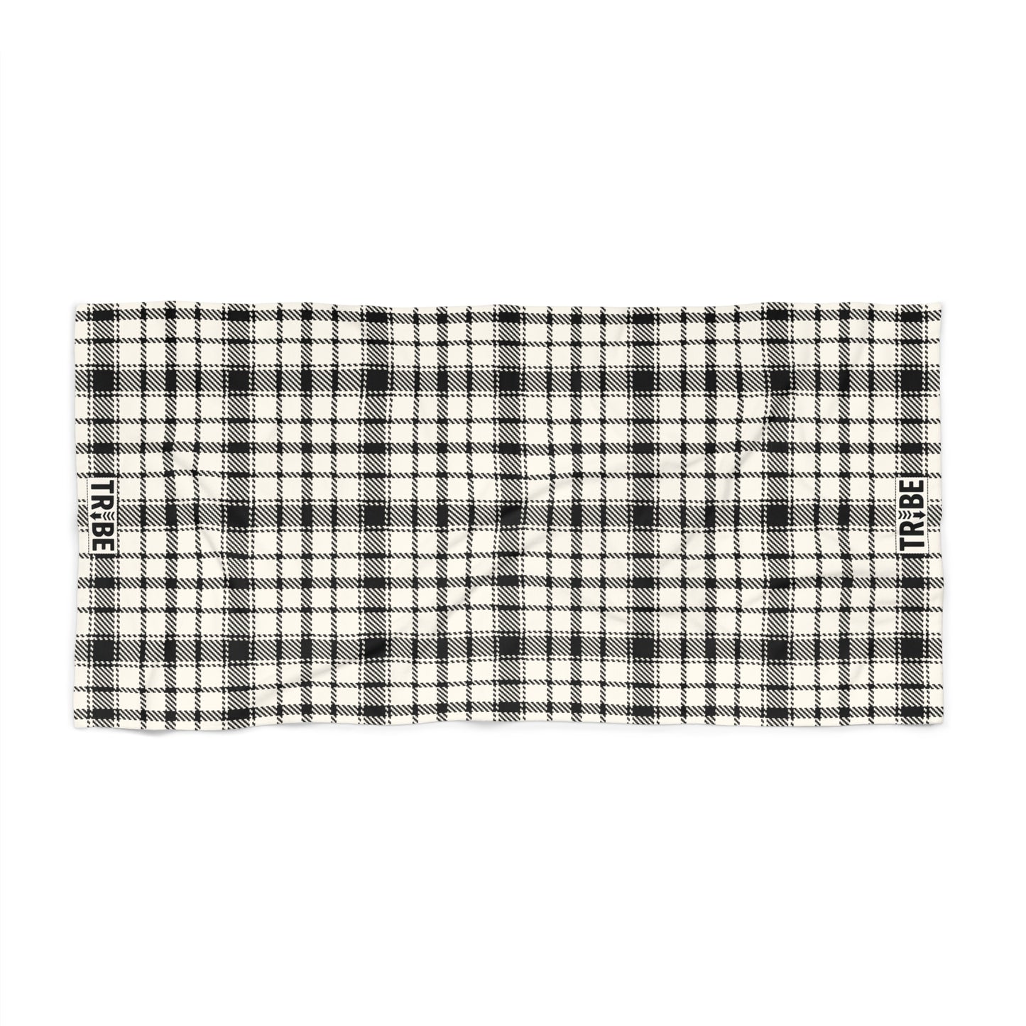 TARTAN Beach Towel - Bone