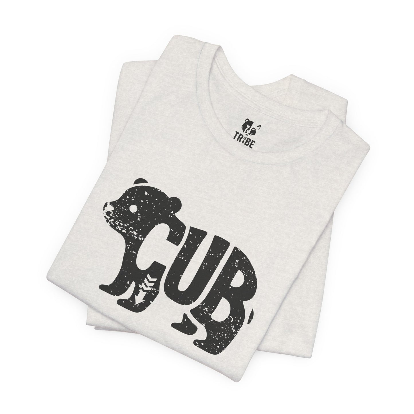 BEAR CUB Jersey Tee - Onyx Silhouette Design