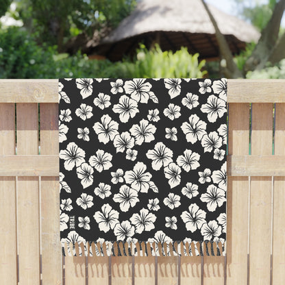 HIBISCUS Sarong - Onyx