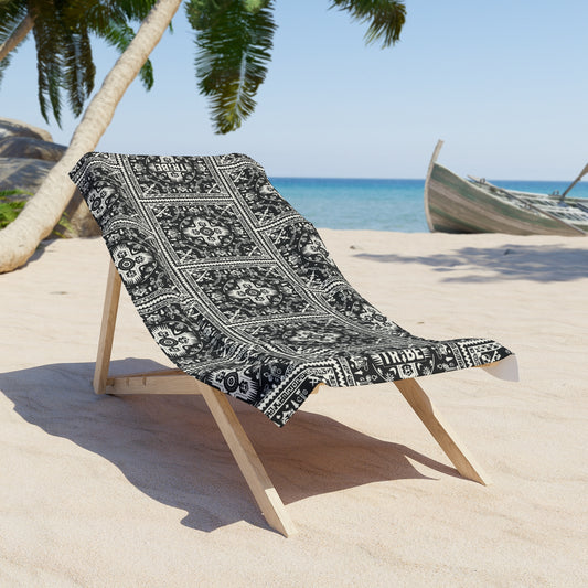 FOUR CORNERS Beach Towel - Onyx