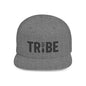 TRIBE Logo Flat Bill Snapback — Onyx Design