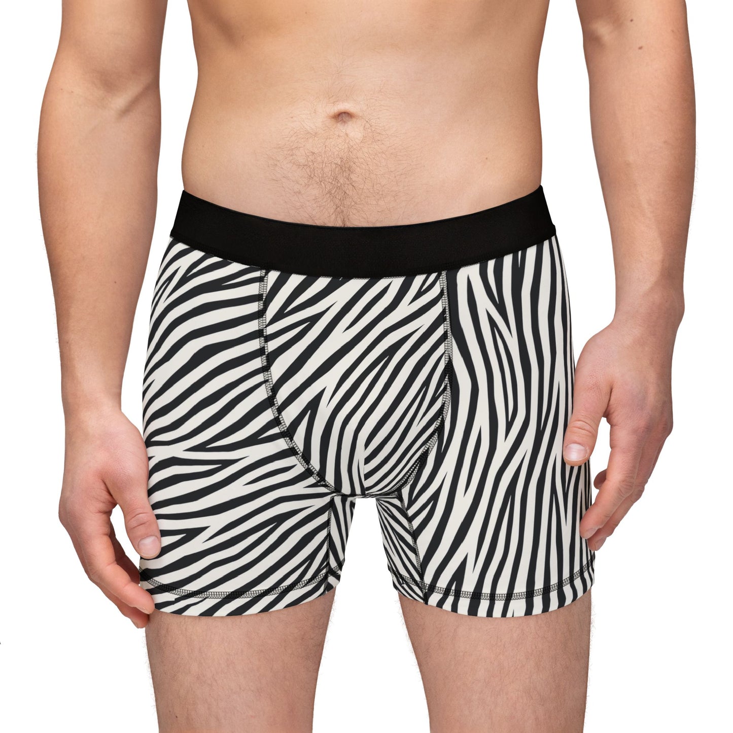 ZEBRA Men's Boxer Briefs - Bone