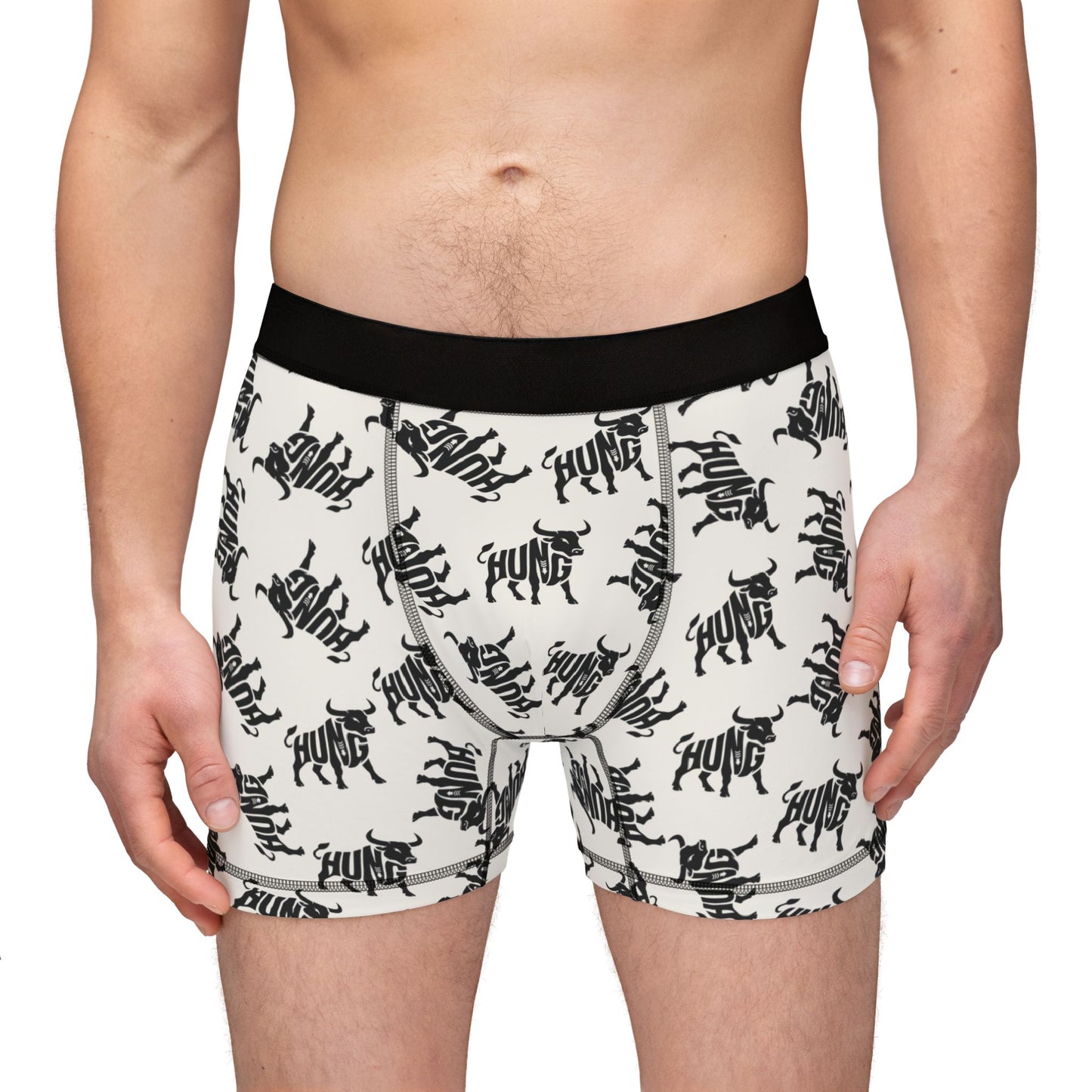 HUNG BULL Men's Boxers - Bone