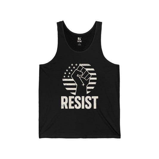 RESIST Jersey Tank - Bone Design