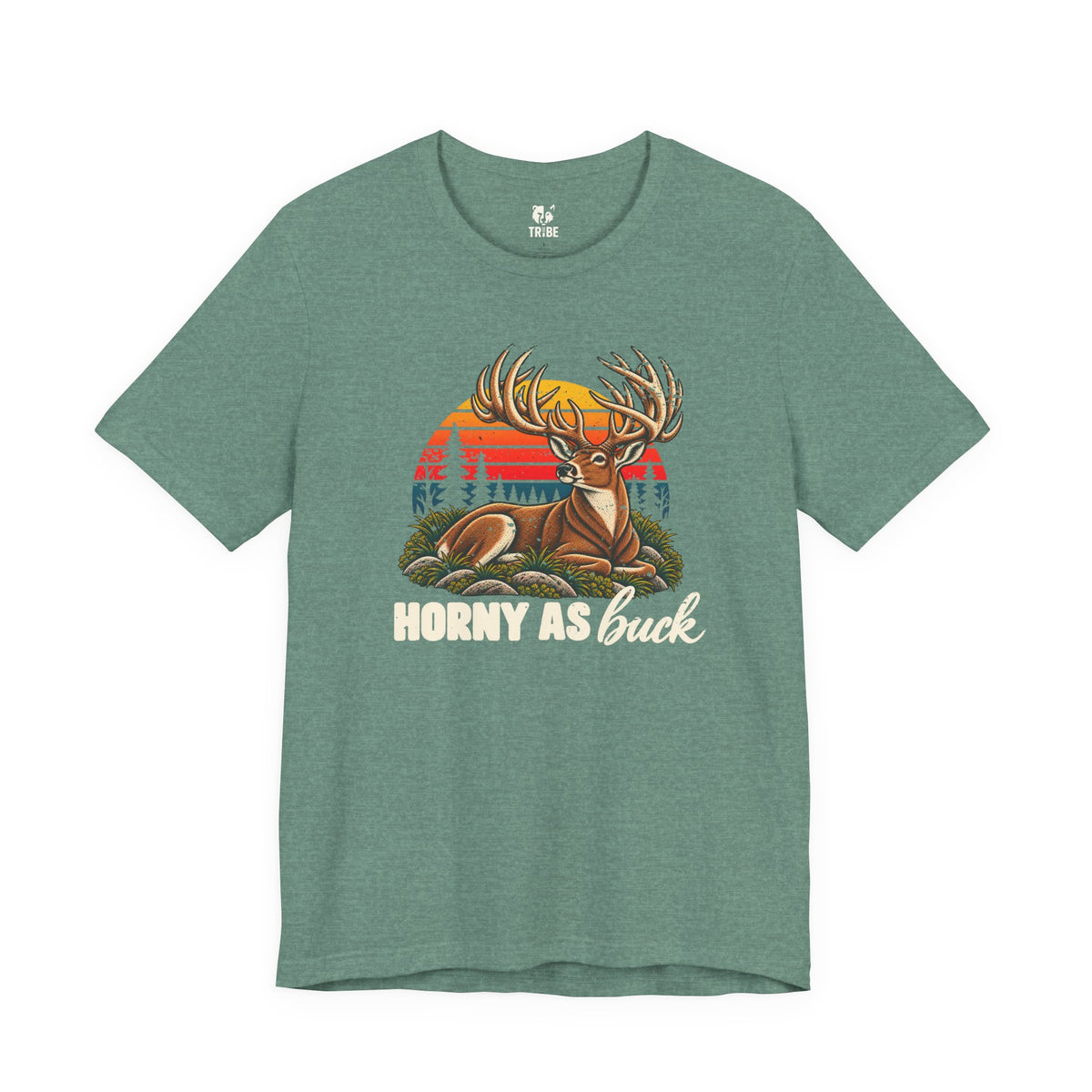 Horny As Buck Jersey Tee