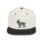 HORNY GOAT Flat Bill Snapback — Onyx Silhouette Design