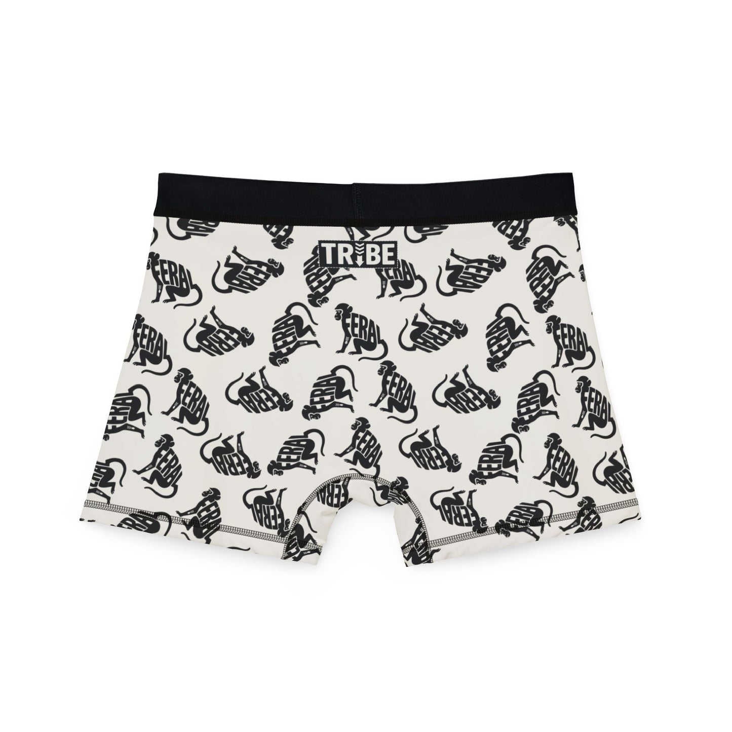 FERAL MONKEY Men's Boxer Briefs - Bone