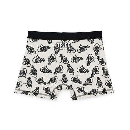 FERAL MONKEY Men's Boxer Briefs - Bone