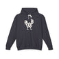 TOP COCK Lightweight Hoodie - Bone Silhouette Design