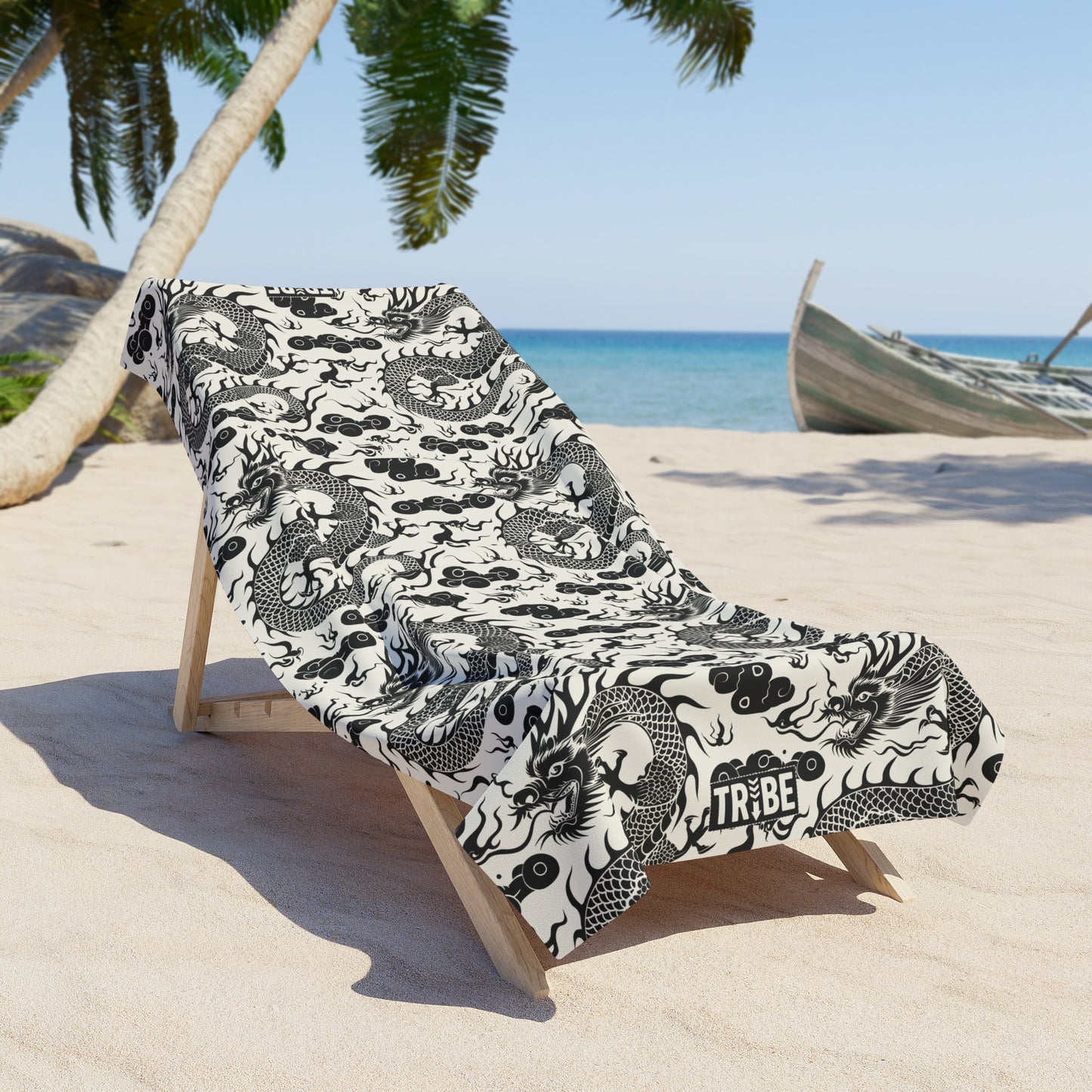 QIULONG Beach Towel - Bone