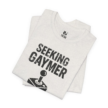 SEEKING GAYMER Jersey Tee - Onyx Design