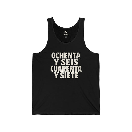 8647 (Español) Jersey Tank - Bone Design