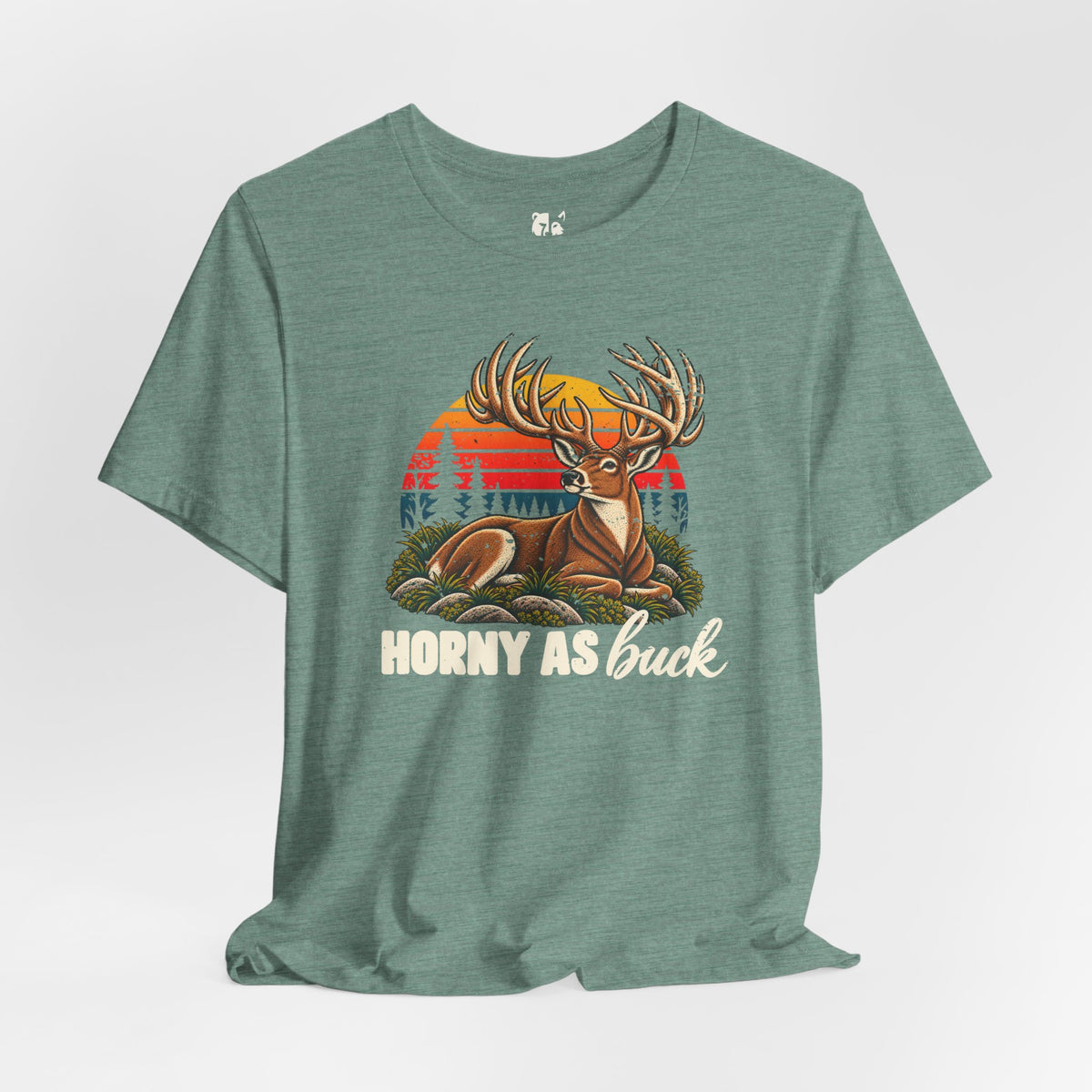 Horny As Buck Jersey Tee