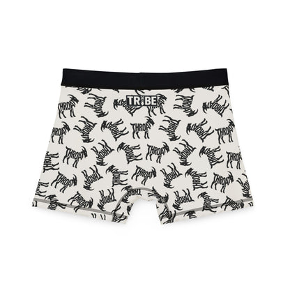THROAT GOAT Men's Boxer Briefs - Bone