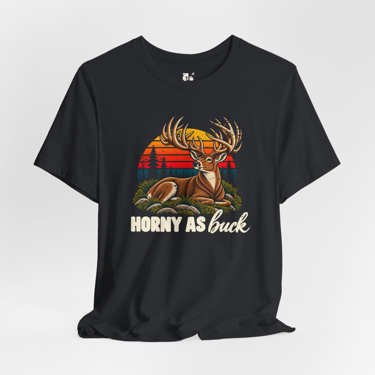 Horny As Buck Jersey Tee