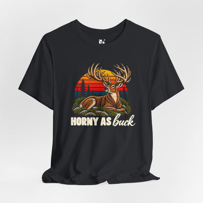 Horny As Buck Jersey Tee