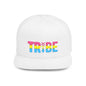 TRIBE Logo Flat Bill Snapback — Pansexual Pride Design