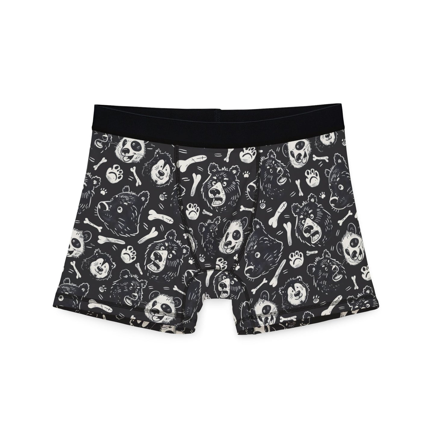 BEAR BONES Men's Boxer Briefs - Onyx
