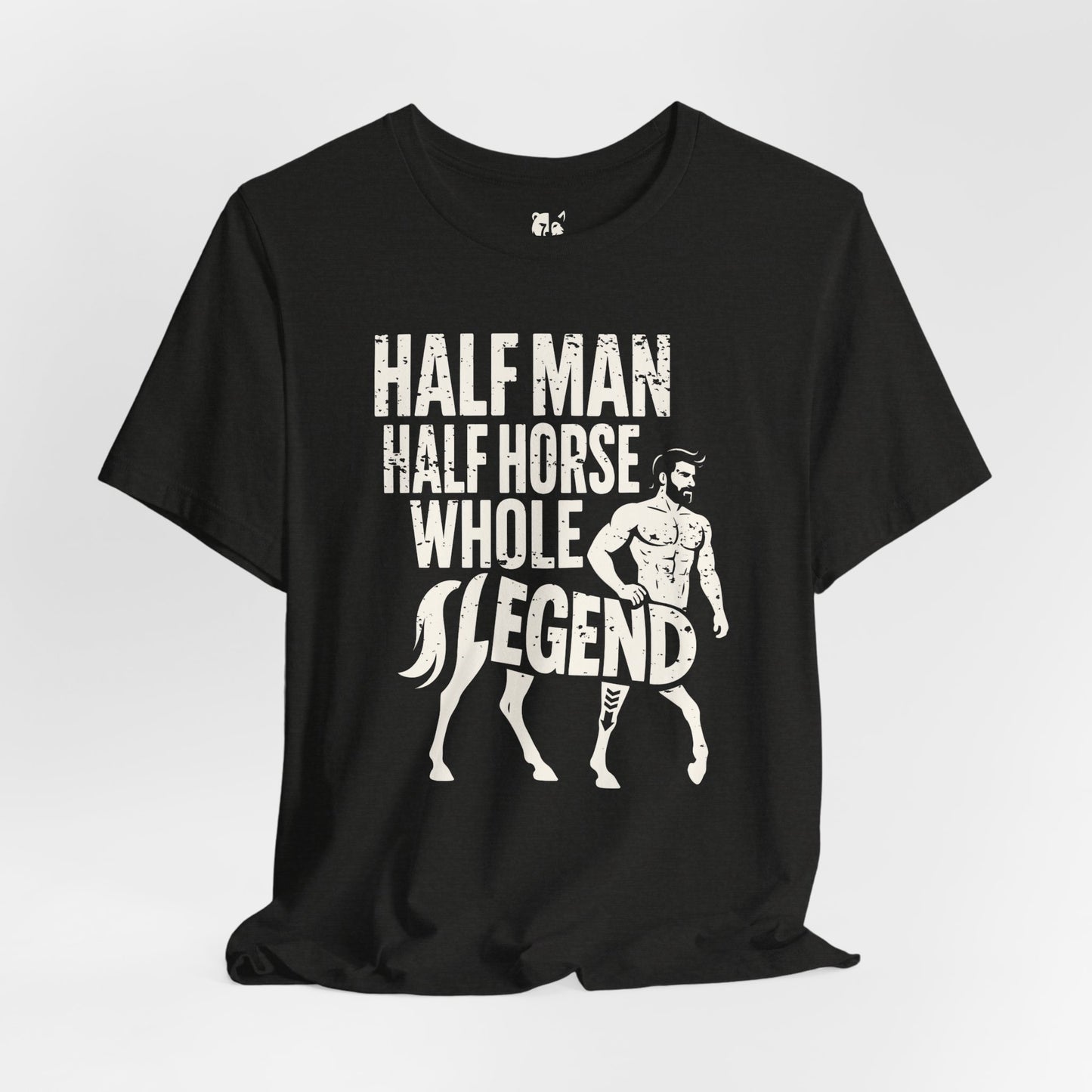 LEGEND CENTAUR Jersey Tee - Bone Silhouette Design