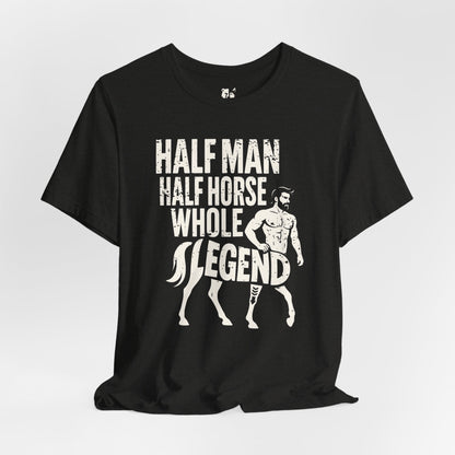 LEGEND CENTAUR Jersey Tee - Bone Silhouette Design