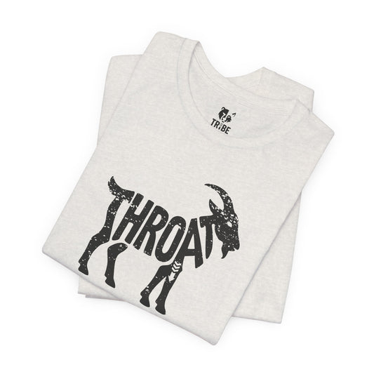 THROAT GOAT Jersey Tee - Onyx Silhouette Design