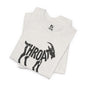 THROAT GOAT Jersey Tee - Onyx Silhouette Design