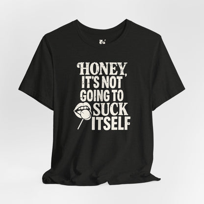 SUCK ITSELF Jersey Tee - Bone Design