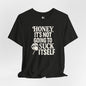 SUCK ITSELF Jersey Tee - Bone Design