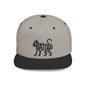 MONKEY BATOR Flat Bill Snapback — Onyx Silhouette Design
