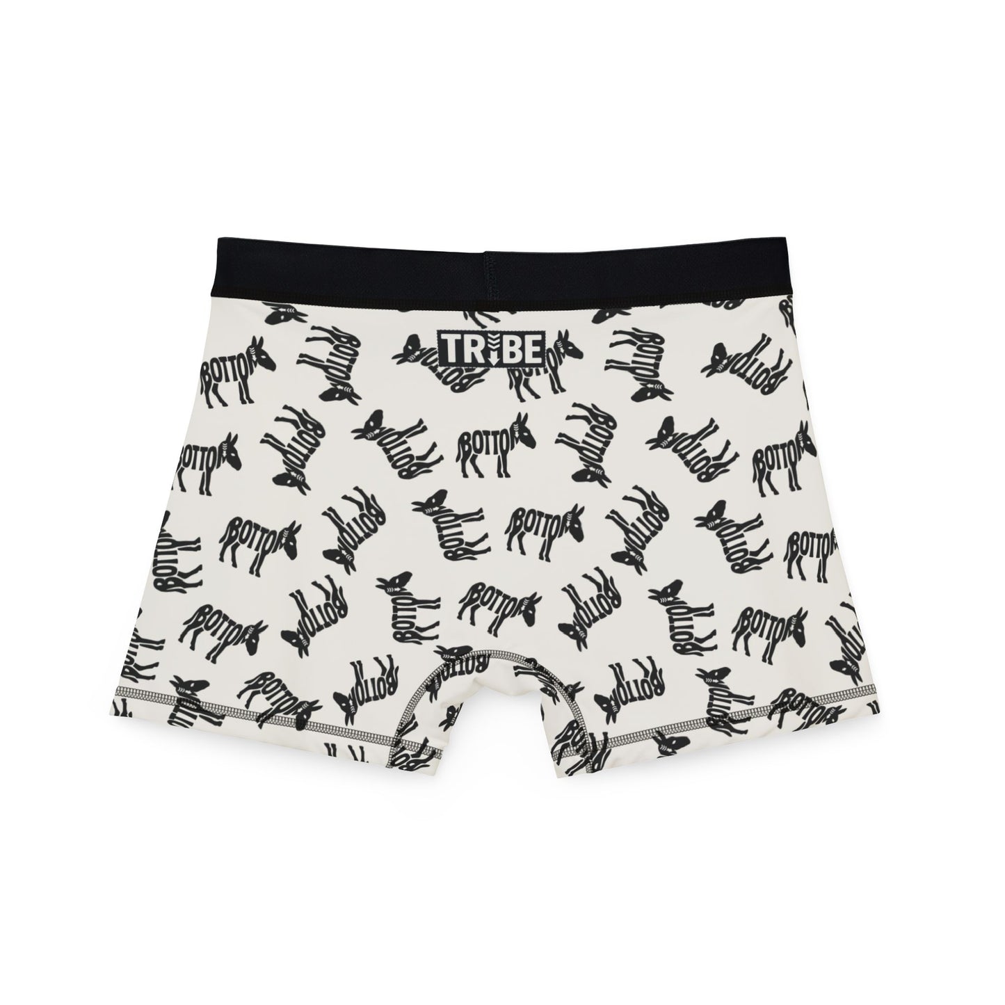 BOTTOM ASS Men's Boxer Briefs - Bone
