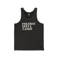 FOXTROT DELTA TANGO Jersey Tank - Bone Design