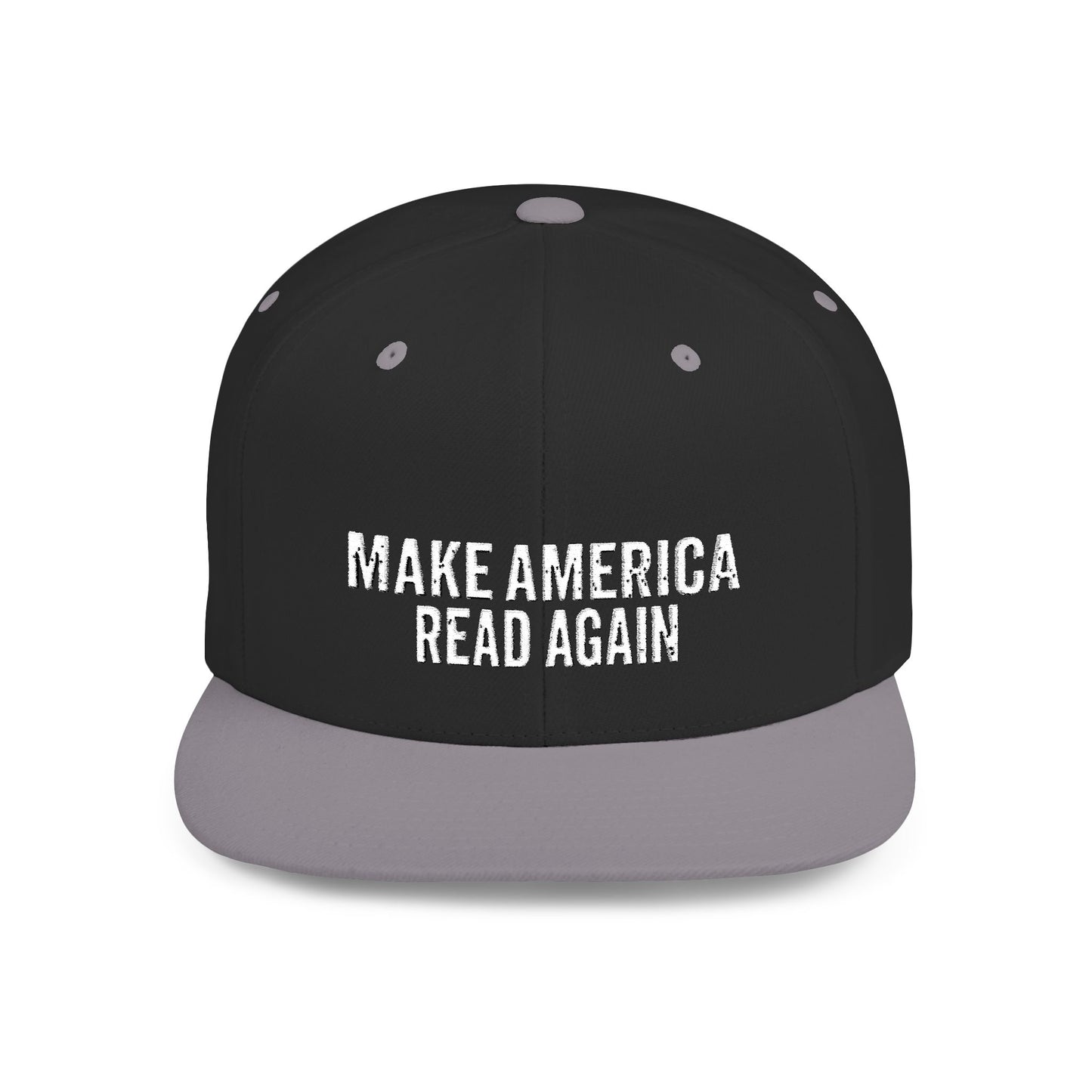 MARA Flat Bill Snapback — Bone Design