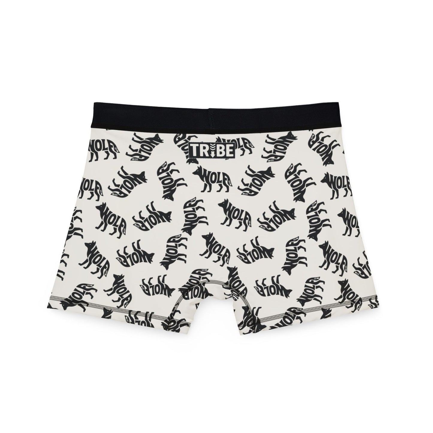 WOLF Men's Boxer Briefs - Bone