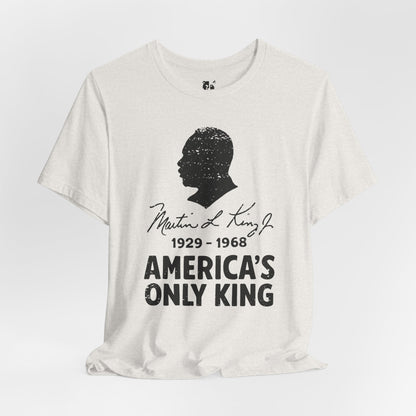 AMERICA'S ONLY KING Jersey Tee - Onyx Design