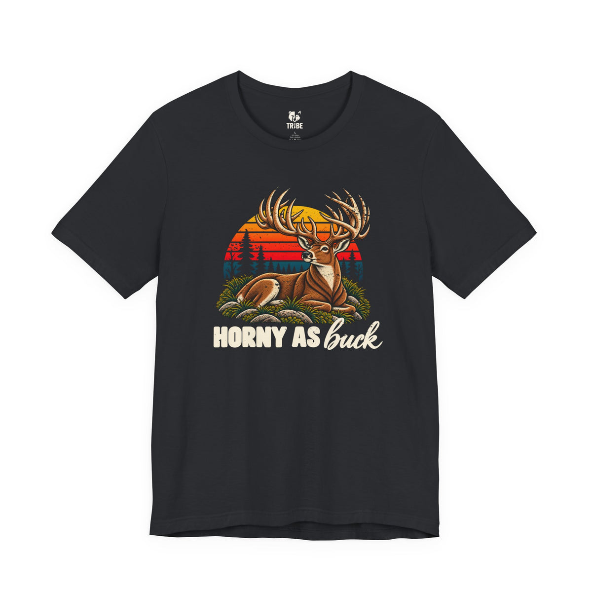 Horny As Buck Jersey Tee