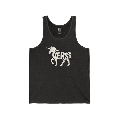 VERS UNICORN Jersey Tank - Bone Silhouette Design