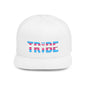 TRIBE Logo Flat Bill Snapback — Trans Pride Design
