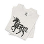 VERS UNICORN Jersey Tee - Onyx Silhouette Design